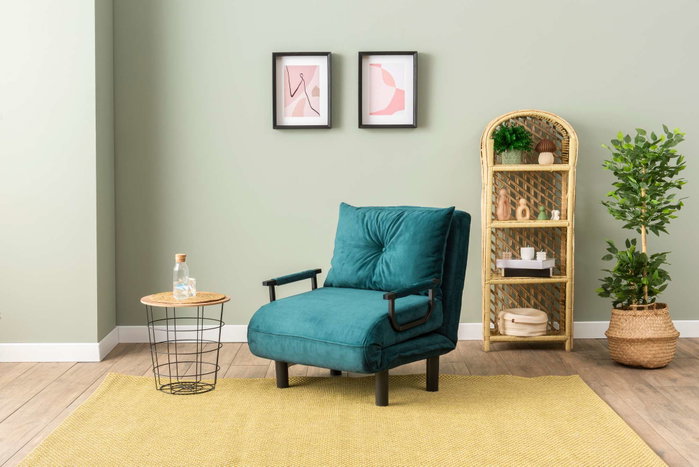 Atelier Del Sofa Sento Single - Verde Petróleo Atelier Del Sofa Sento Single - Verde Petróleo